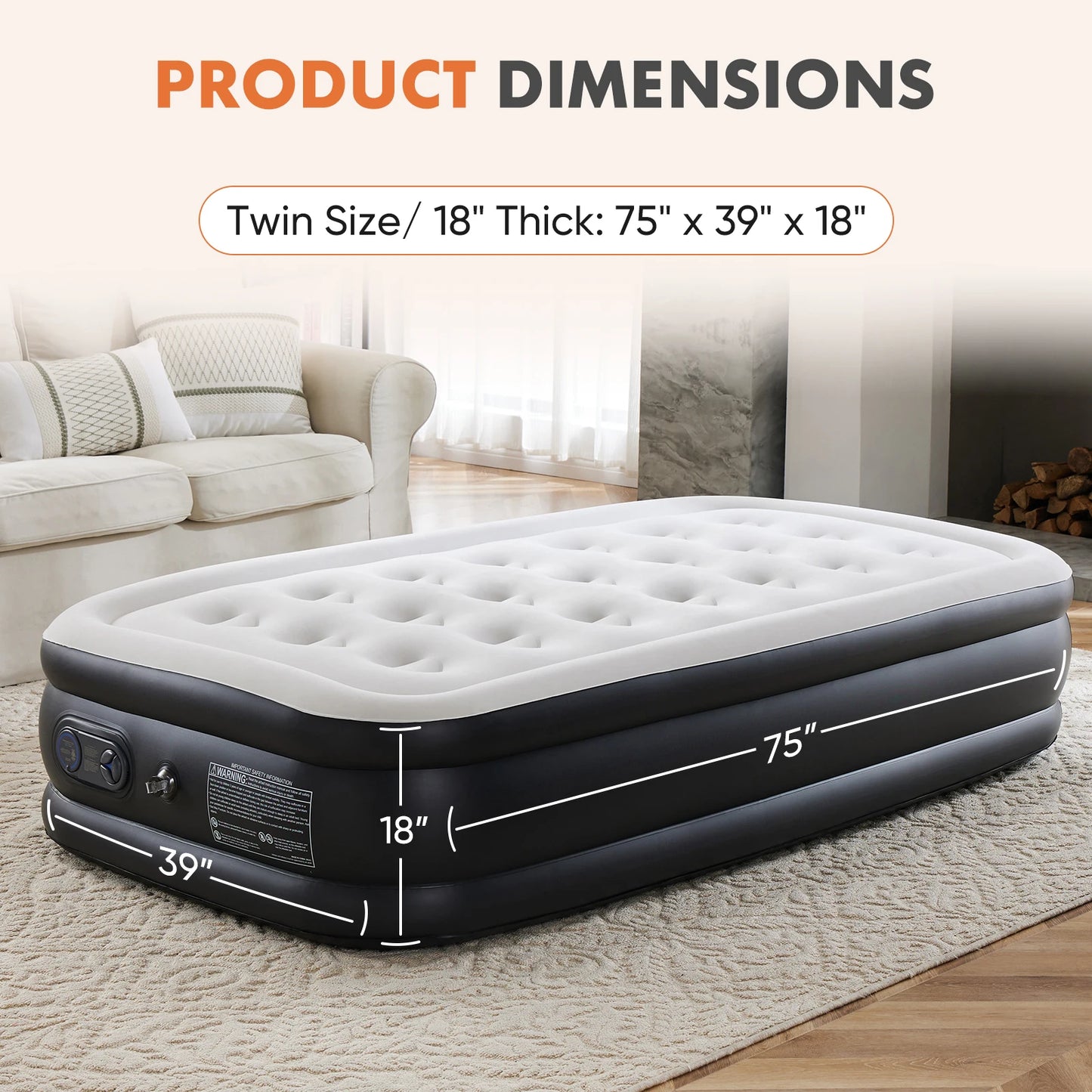 Air Mattress with Built in Pump