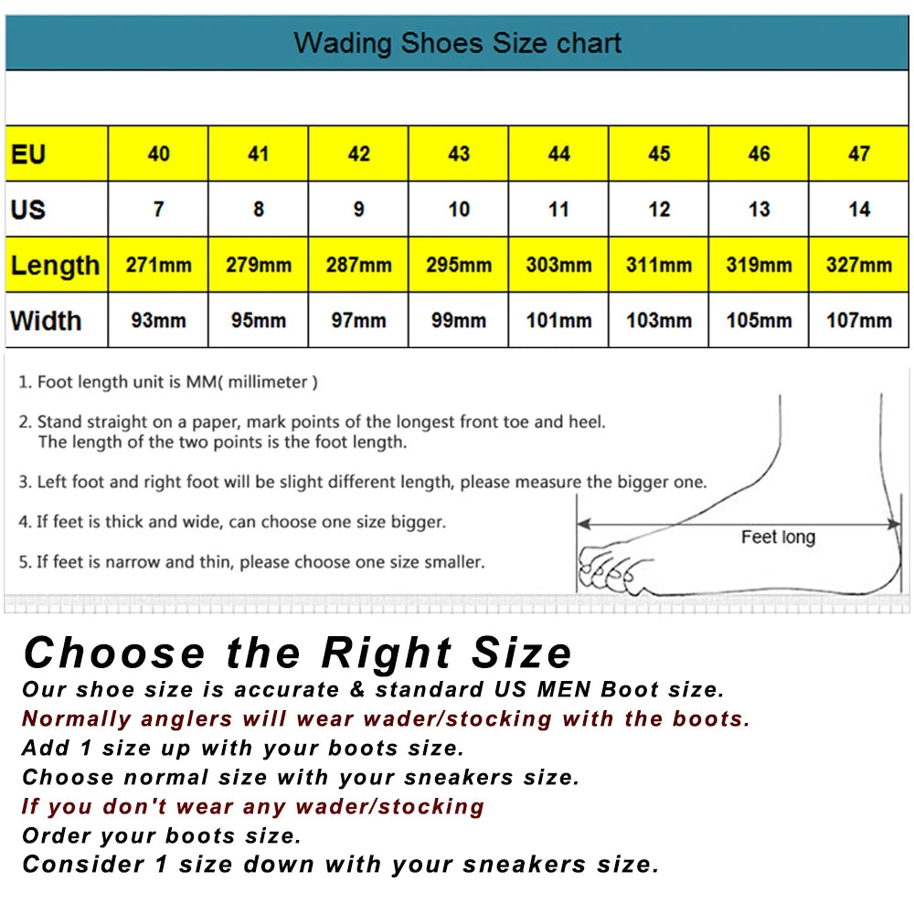 Men's Fishing Boots Rubber Sole