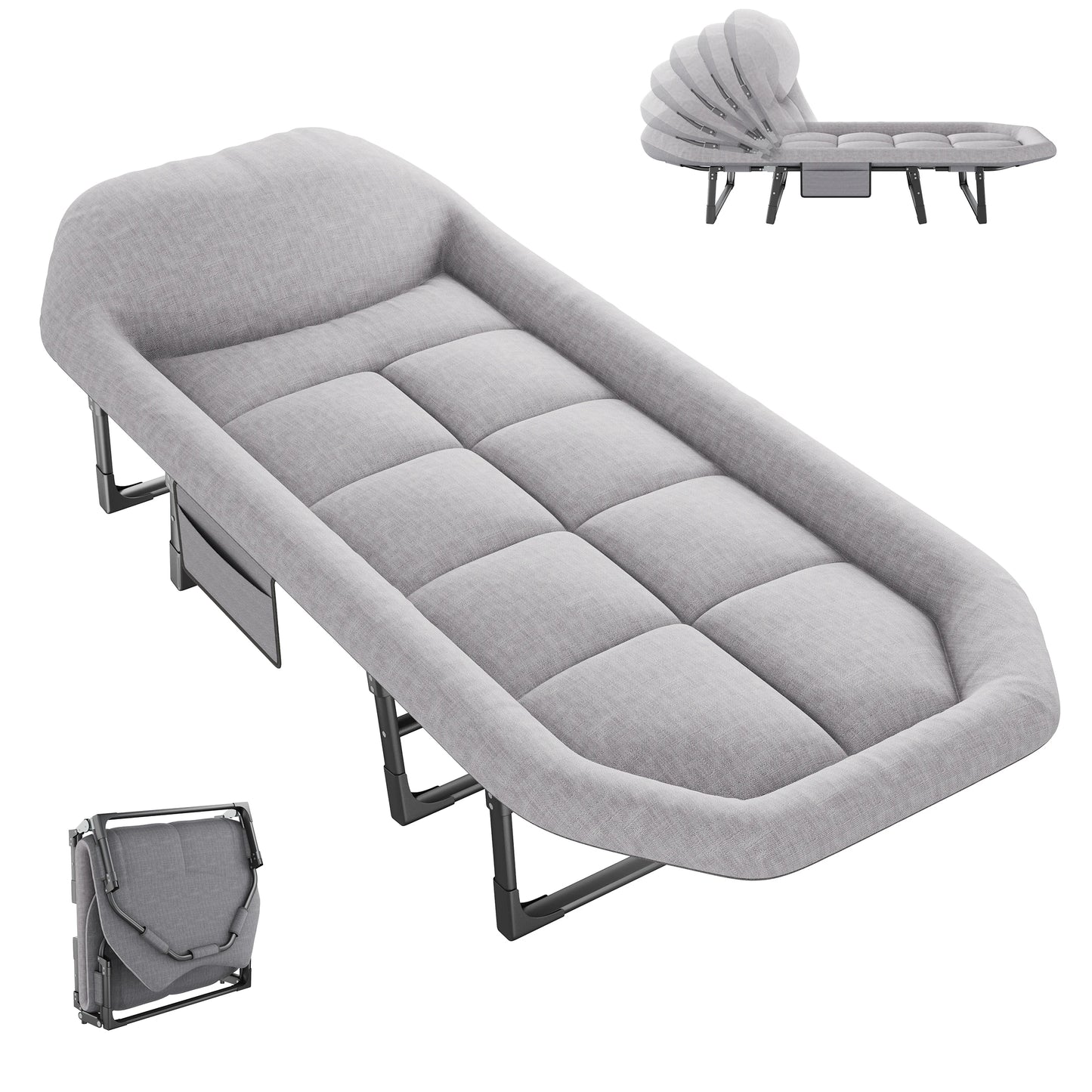 Folding Camping Bed with Mattress