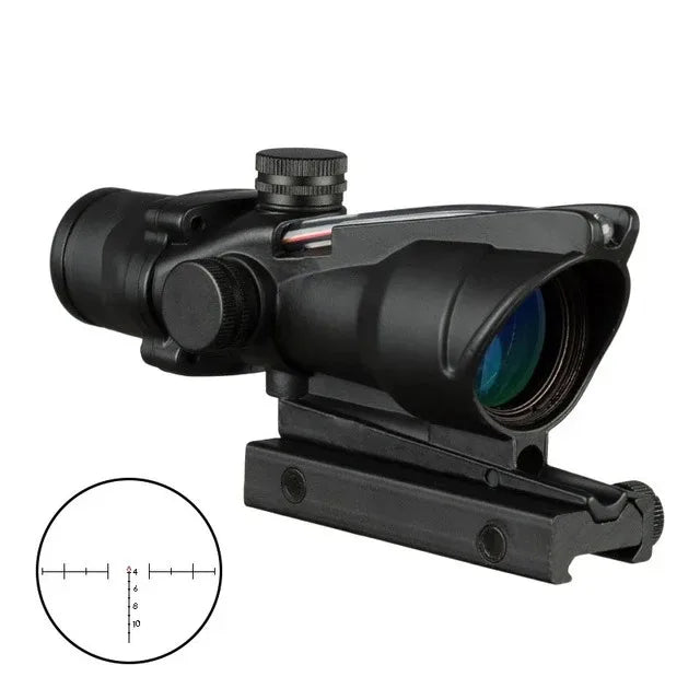 Hunting Scopes Green Red Dot Illuminated Etched Reticle Tactical Optical Sight