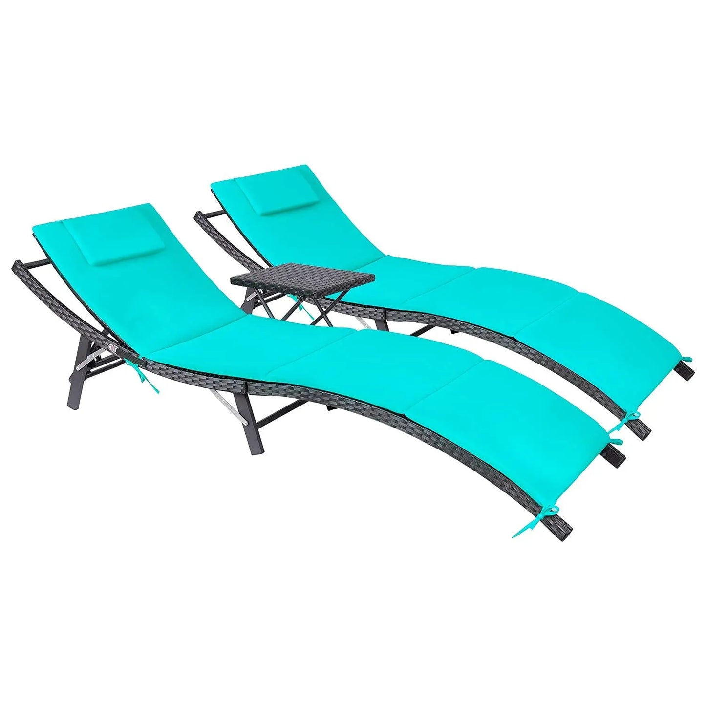 Adjustable Lounge Set 3pcs