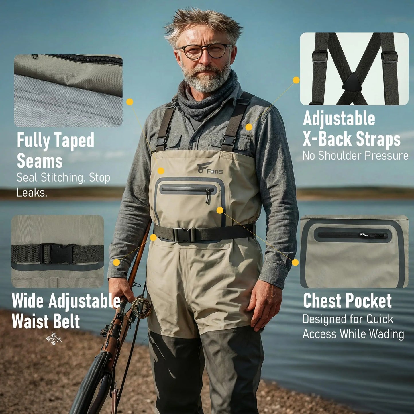 Fishing Chest Waders for Men and Women