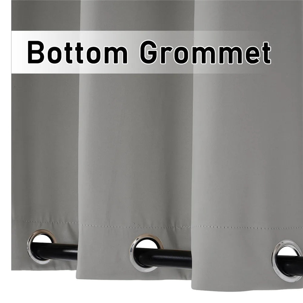 Outdoor Patio Curtains Blackout Thermal