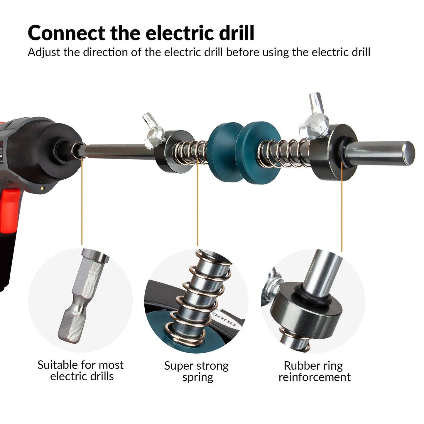Electric Drill Type Fishing Line Winder