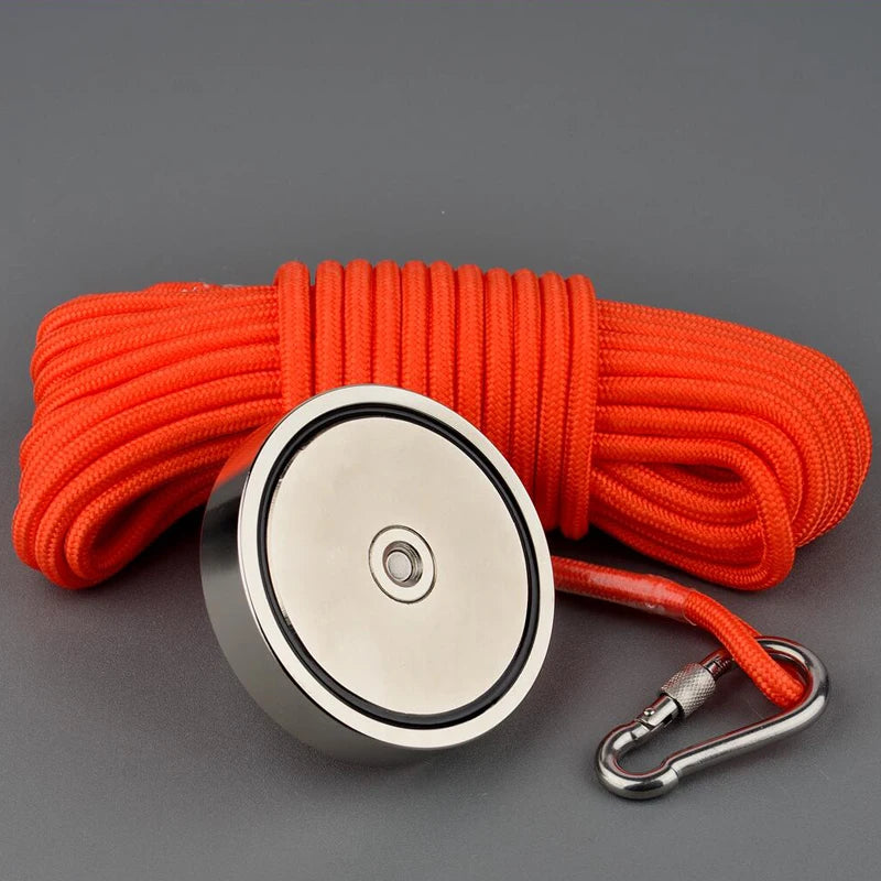 Fishing Magnetic N52 Magnet With 15m Rope Gloves Bag