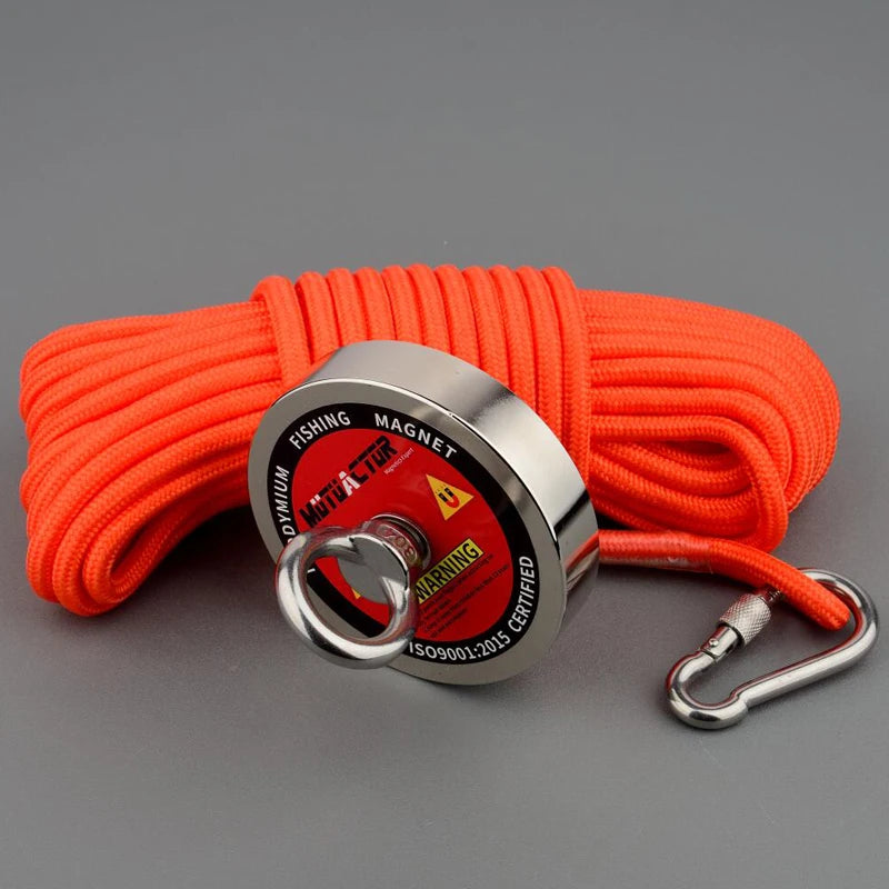 Fishing Magnetic N52 Magnet With 15m Rope Gloves Bag