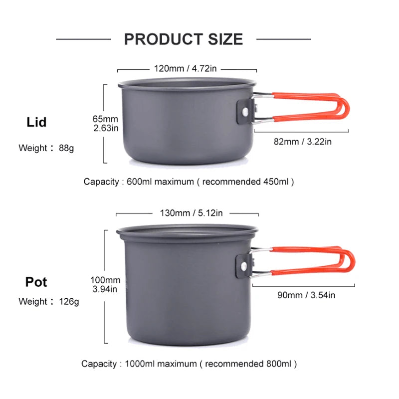 Outdoor Tableware Pot