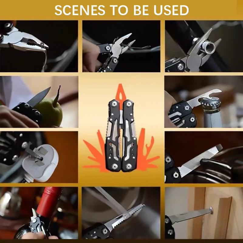 Folding Pliers Pocket Knife