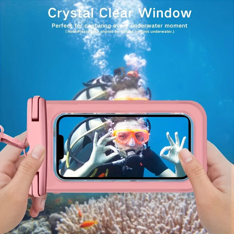 transparent mobile phone waterproof bag