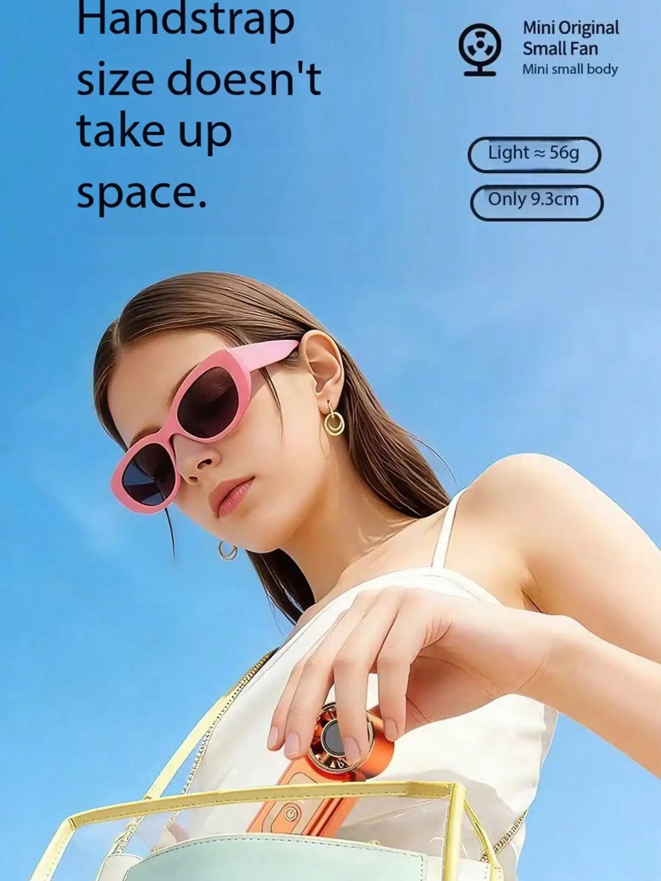 Mini Handheld USB Turbo Fan High Capacity Battery