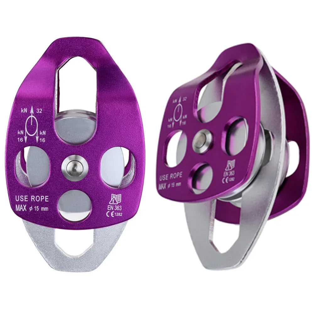 Double Pulley for Rock Climbing