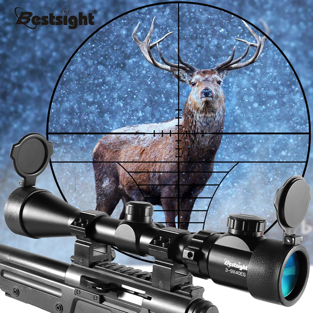 Hunting Scope Red or Green Illuminated Optical Sight