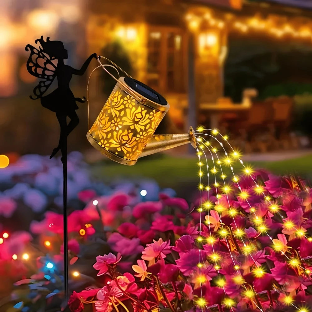 Solar Lights Outdoor Solar Watering Can