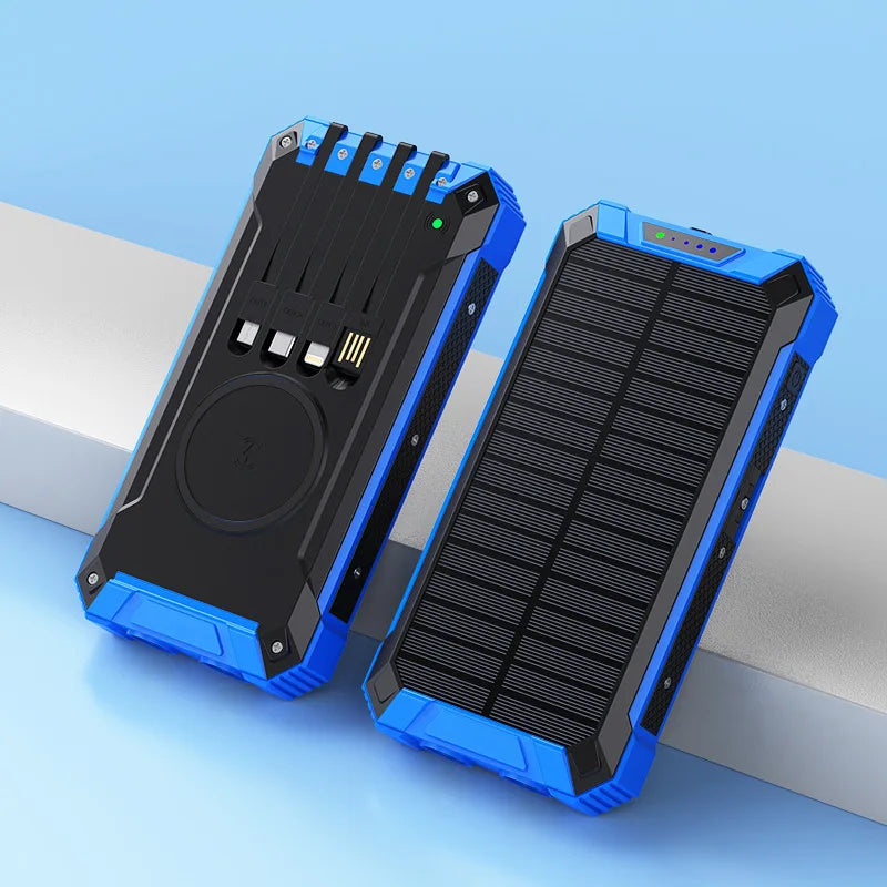 Solar Power Bank Wireless 200000mAh