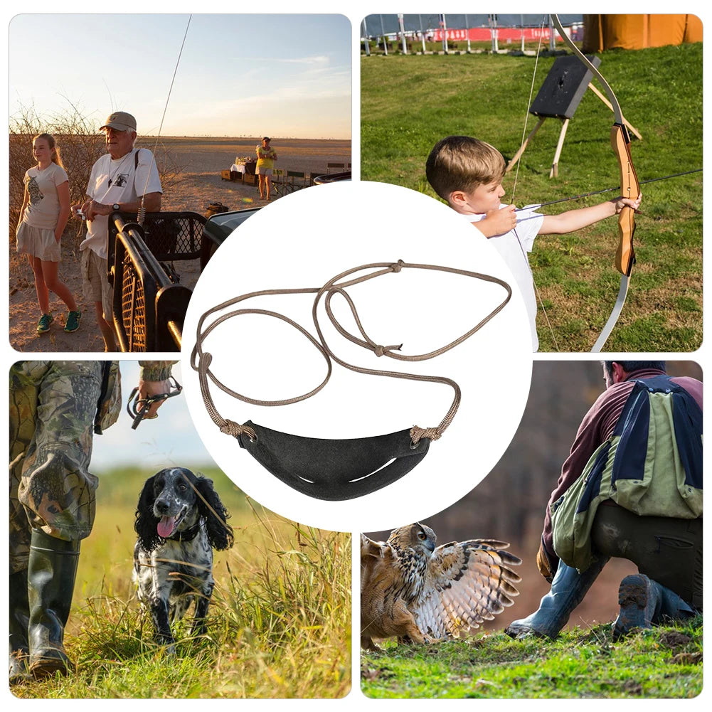 Leather slingshot for Outdoor Sports