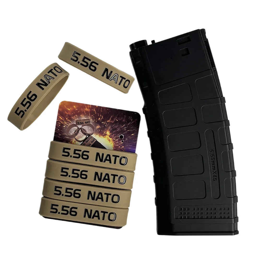 10 Pack 5.56 Mag Bands AR15 Magazine