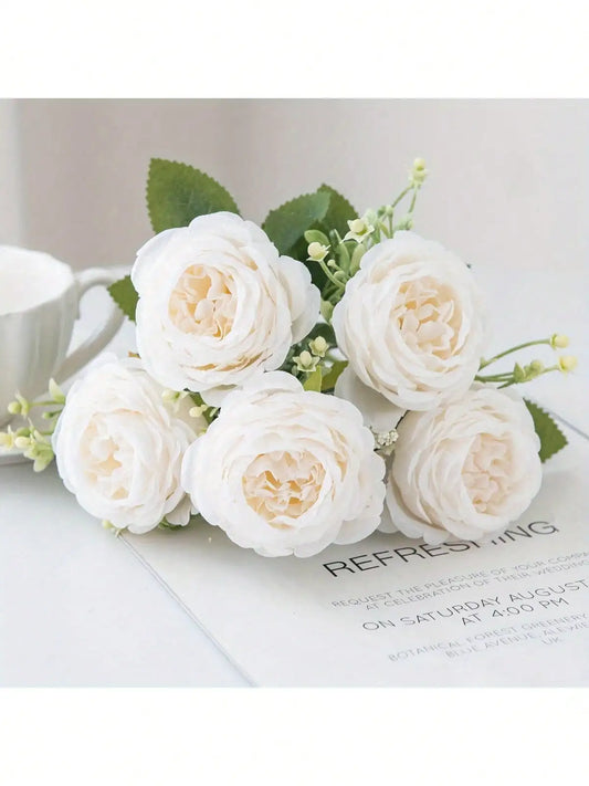 4pcs Artificial Peony Flowers