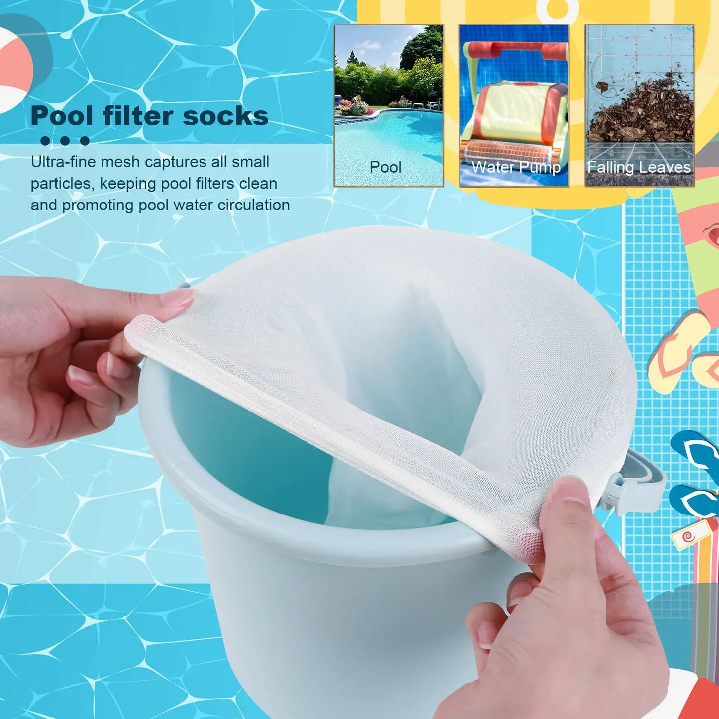 Filter Storage Pool Skimmer Socks Nylon