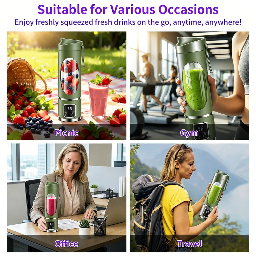 450ml Portable Juicer BlenderUSB Charging
