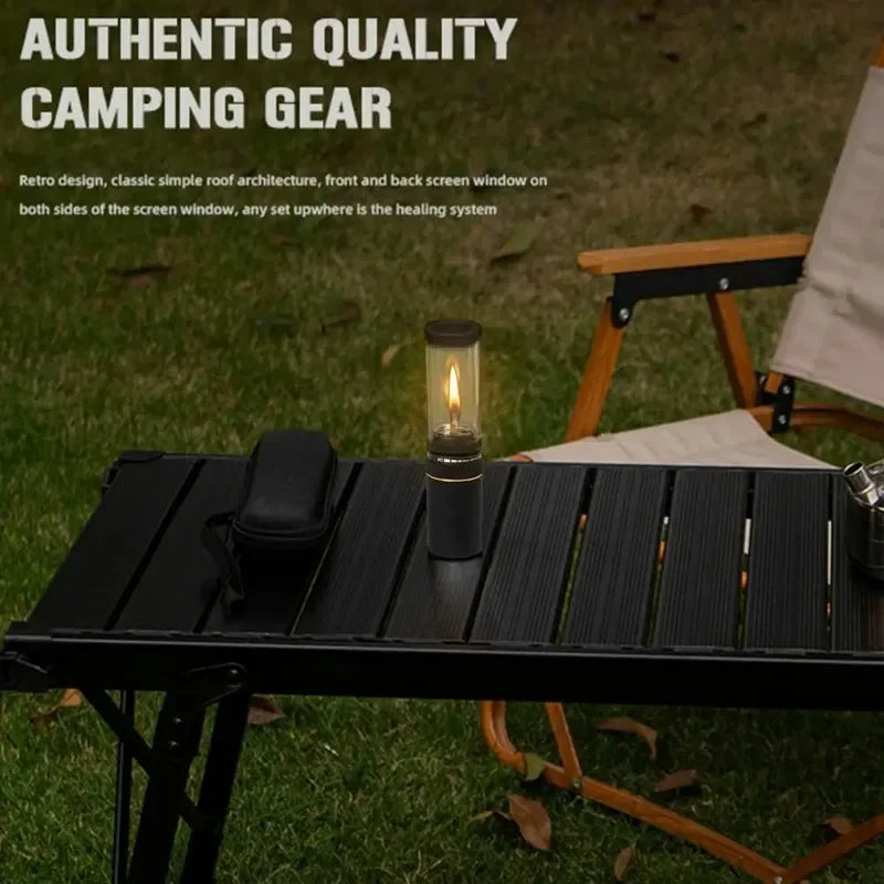 Portable outdoor Gas Candlelight  Lanter