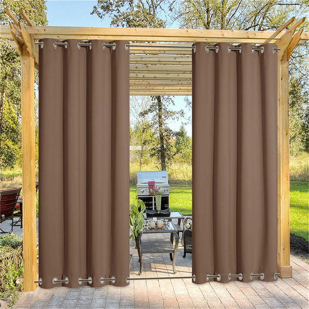 Outdoor Patio Curtains Blackout Thermal