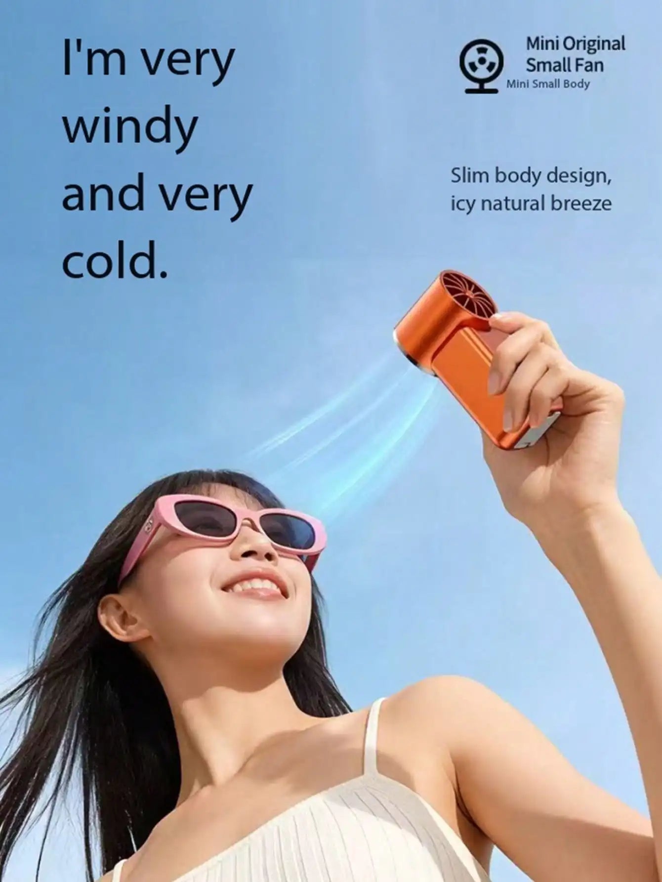 Mini Handheld USB Turbo Fan High Capacity Battery