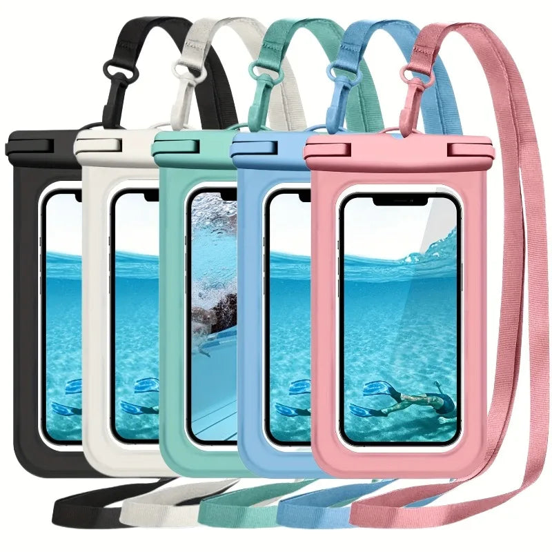 transparent mobile phone waterproof bag
