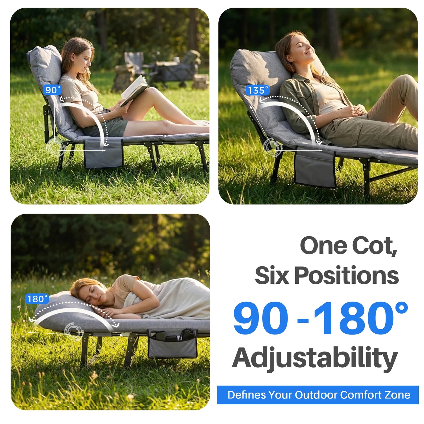 Folding Camping Bed with Mattress