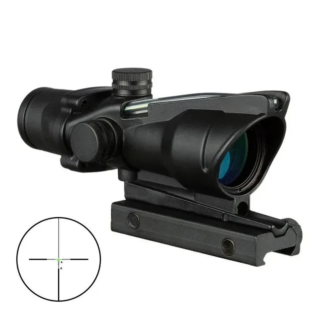 Hunting Scopes Green Red Dot Illuminated Etched Reticle Tactical Optical Sight