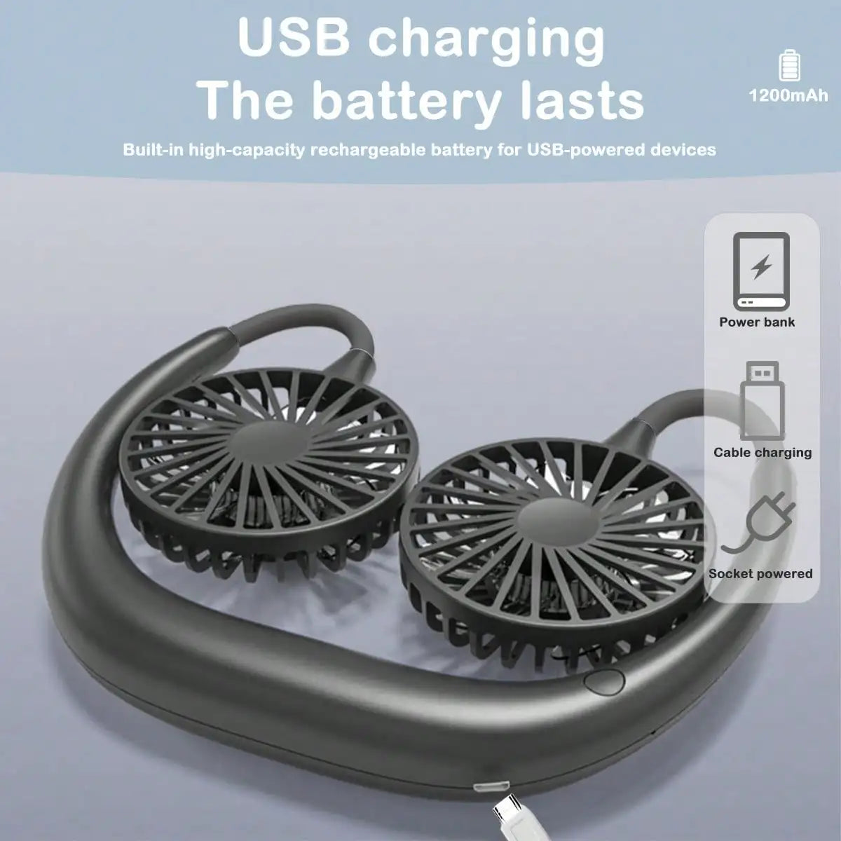 Portable Neck Fan