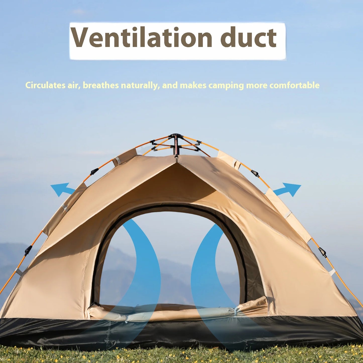 Tent 3-4 Person Sun & Rain Shelter