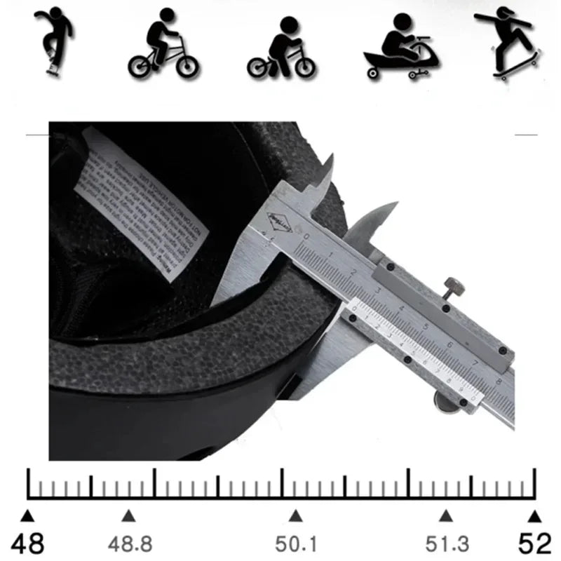 Adjustable Adult Children Skateboard Helmet