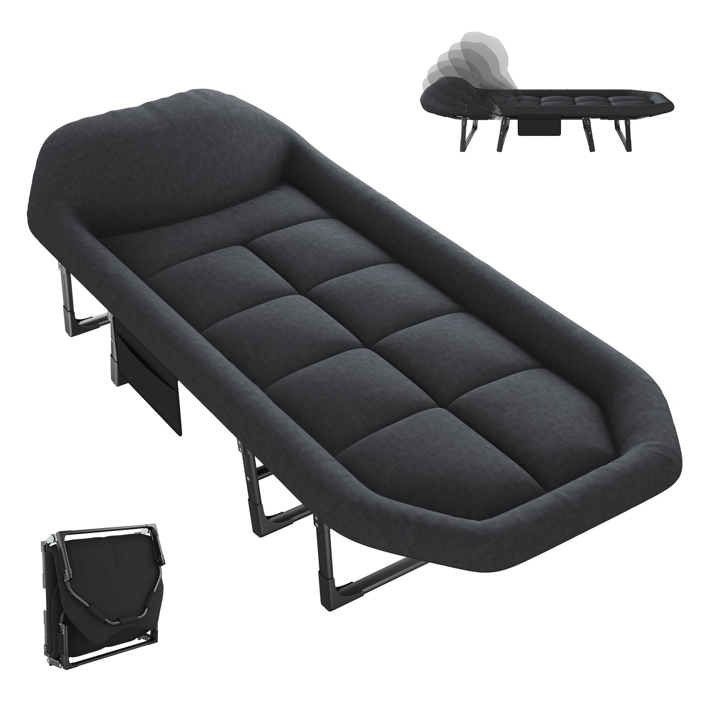 Folding Camping Bed with Mattress