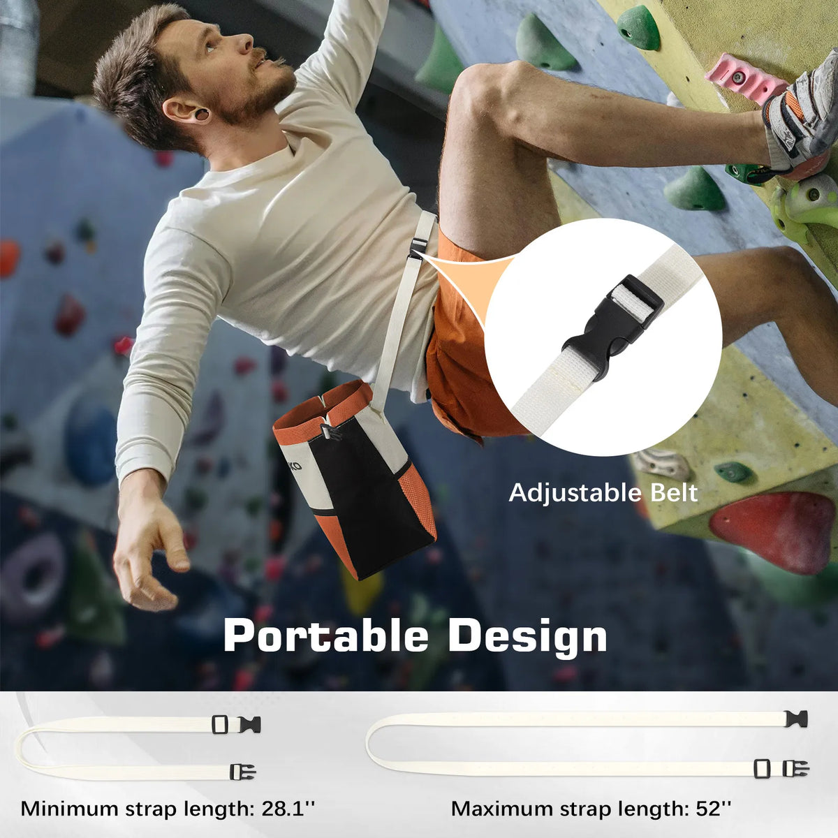 MoKo Chalk Bag for Rock Climbing