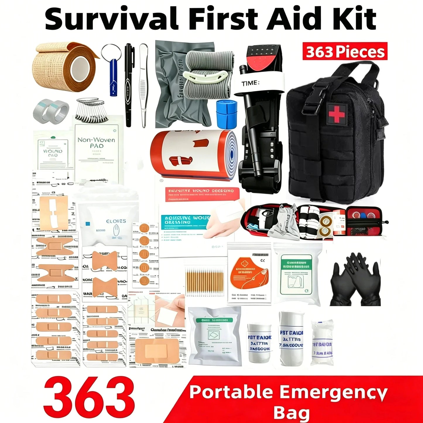 363Pcs First Aid Kit