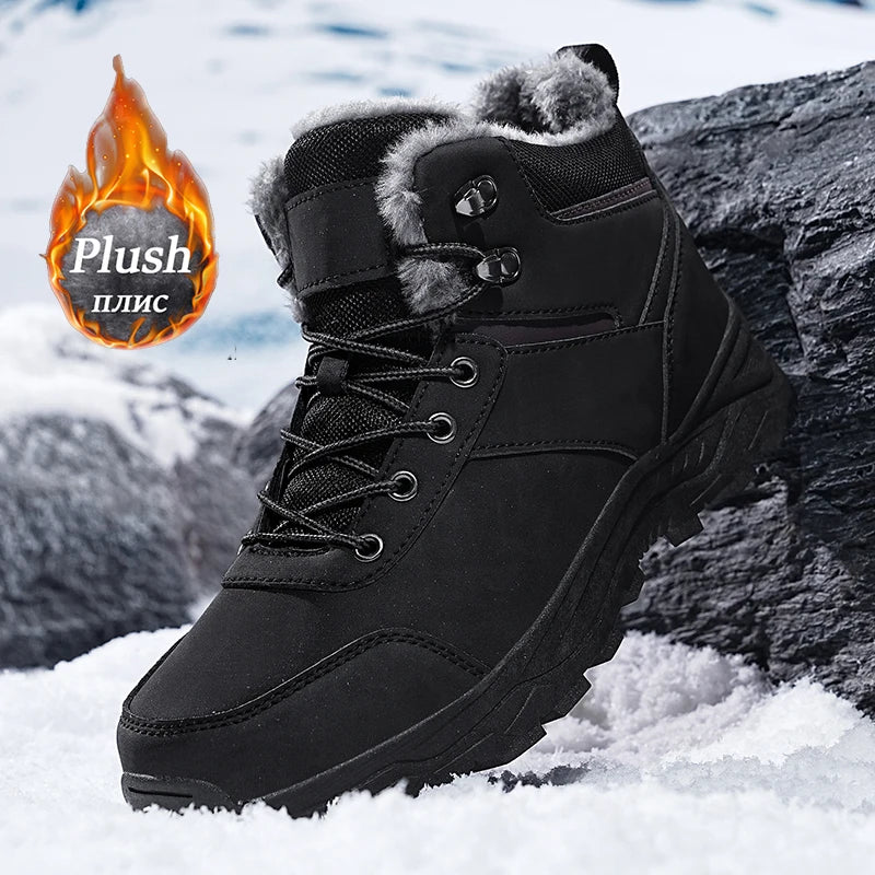 Fleece-Lined Men's Boots