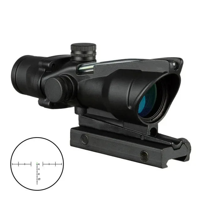 Hunting Scopes Green Red Dot Illuminated Etched Reticle Tactical Optical Sight