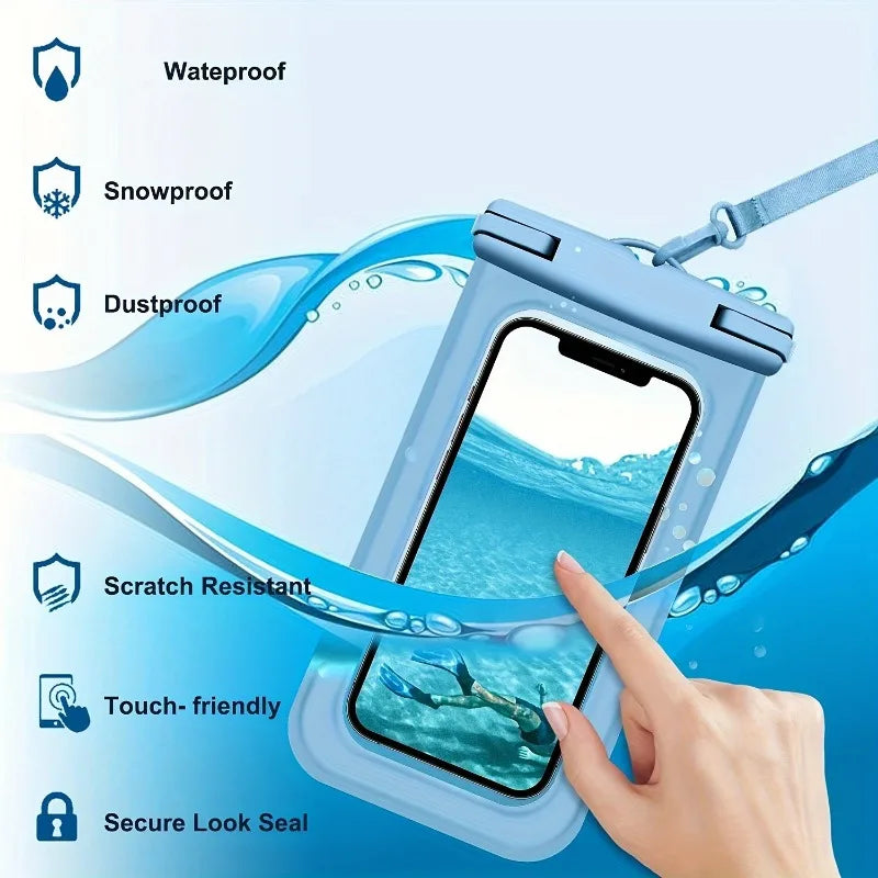 transparent mobile phone waterproof bag