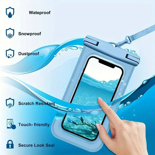 transparent mobile phone waterproof bag