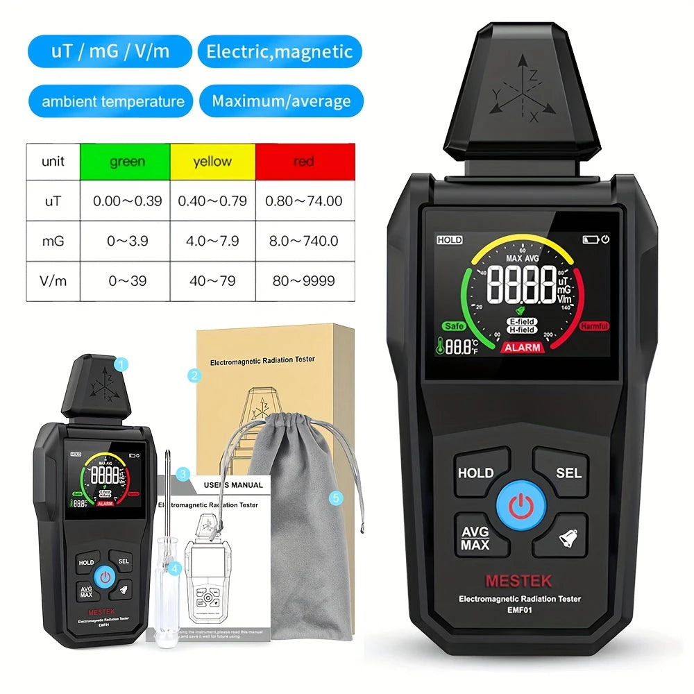 Professional EMF Meter Electromagnetic Field Radiation