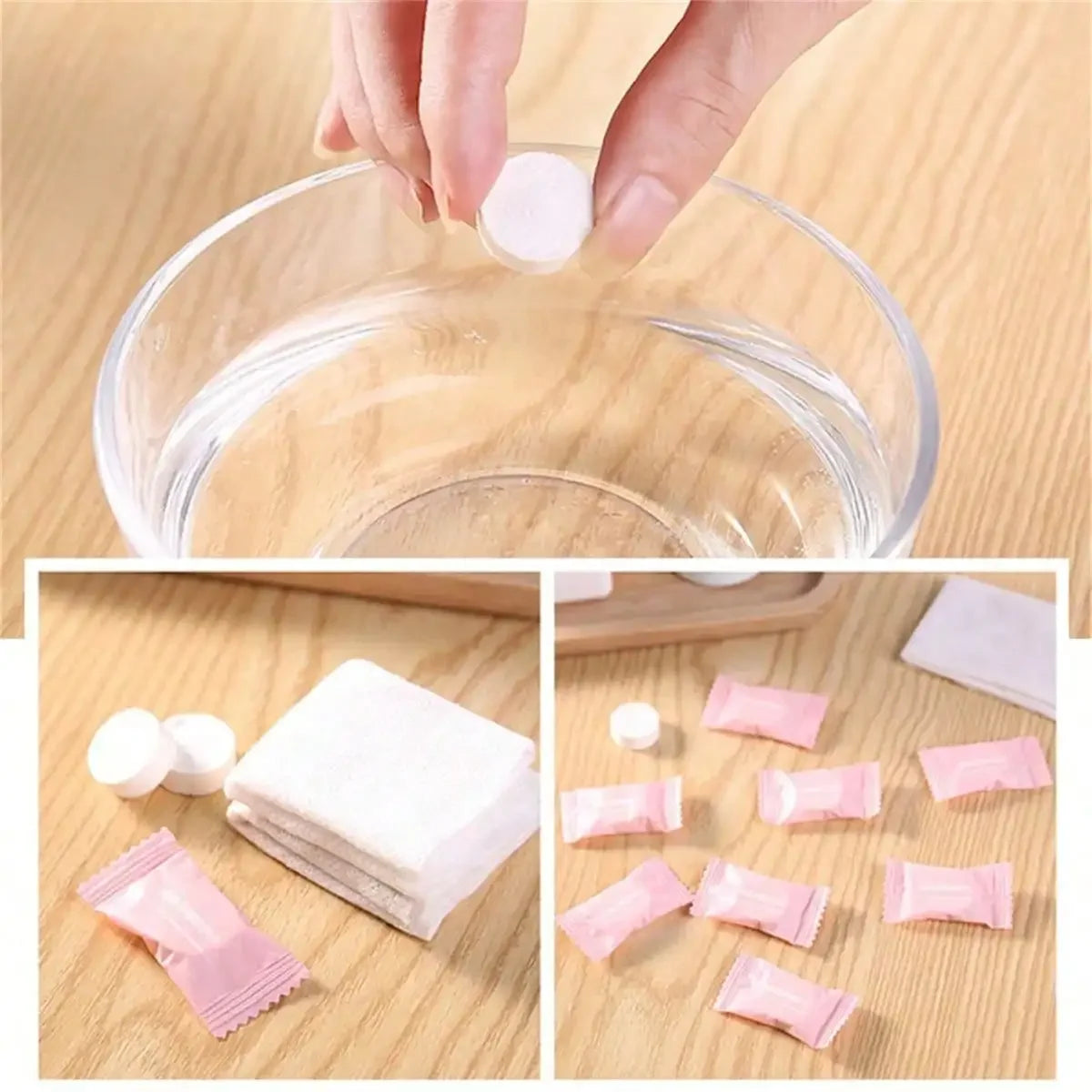 100pcs disposable compressed Face Towels