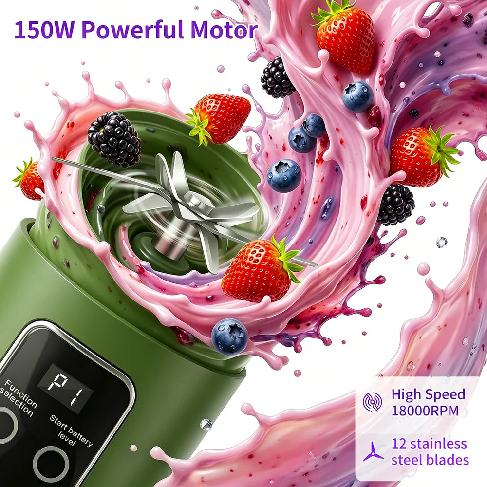 450ml Portable Juicer BlenderUSB Charging