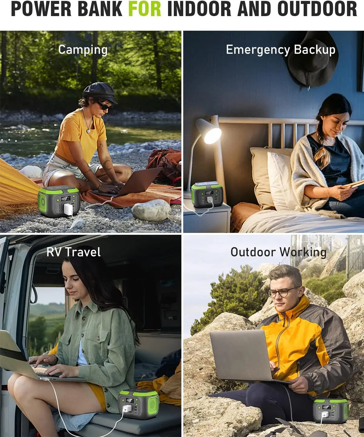 Portable Power Station Solar Generator Storage
