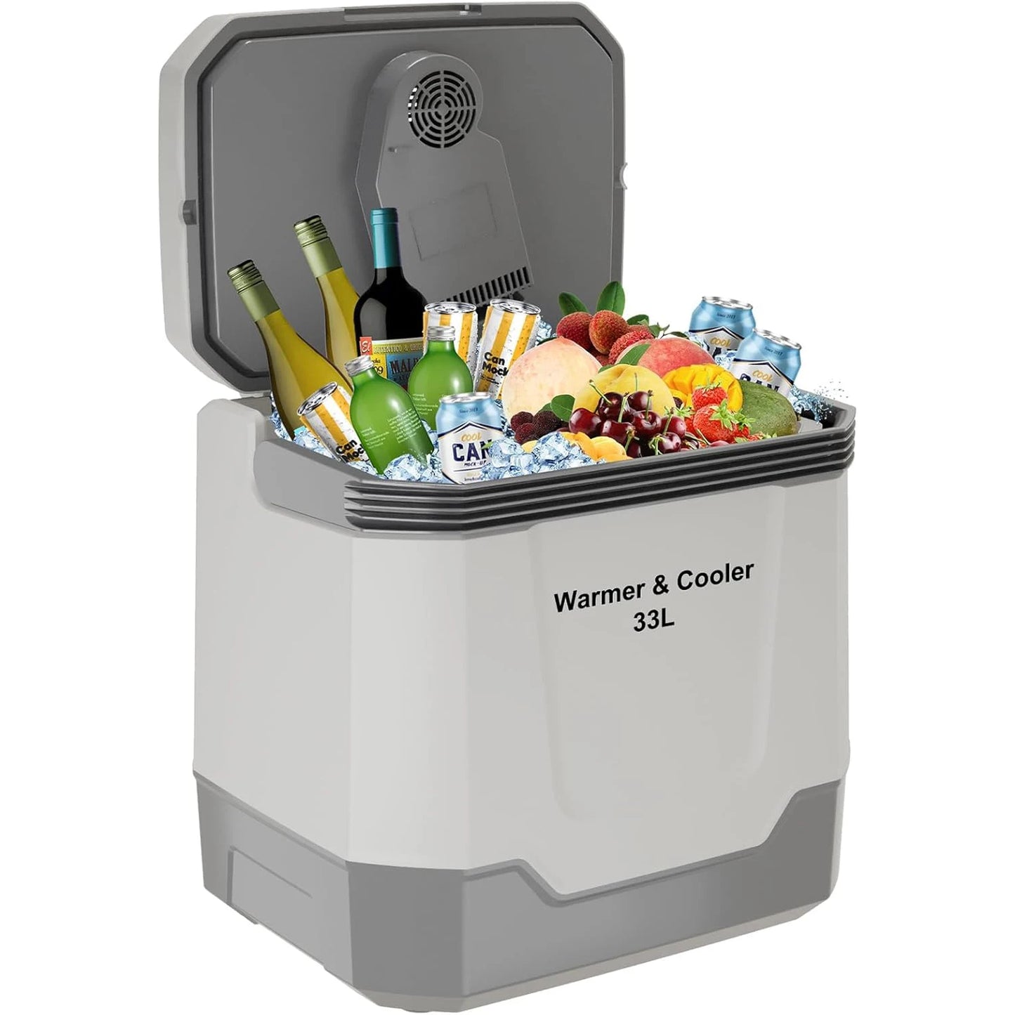 Electric portable Cooler and Warmer, with 12V & AC Power