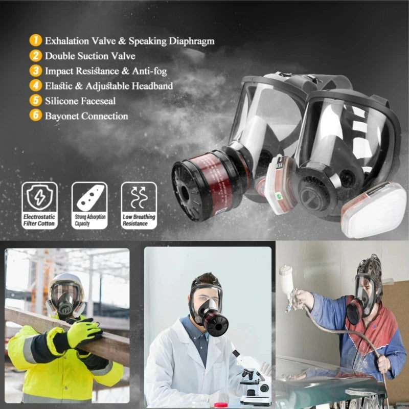 16IN1 Full Face Gas Mask
