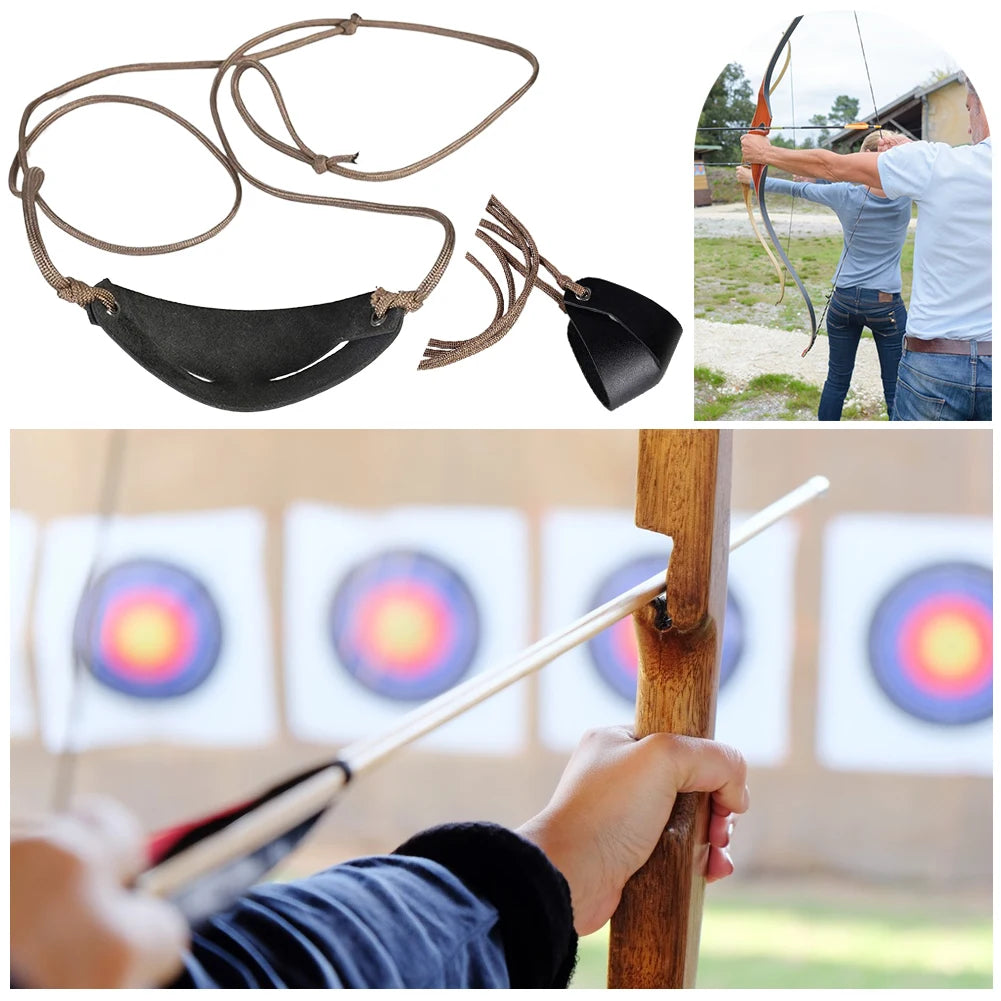 Leather slingshot for Outdoor Sports