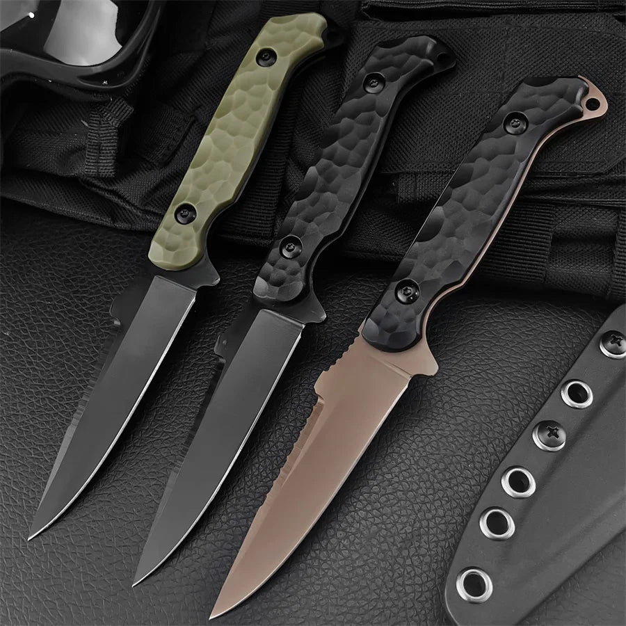 Outdoor Survival Knife - 10" V-Grind Blade