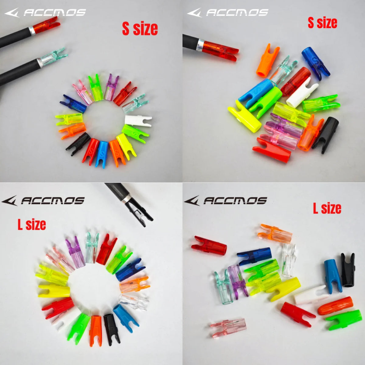 100Pcs Plastic Arrow Nocks