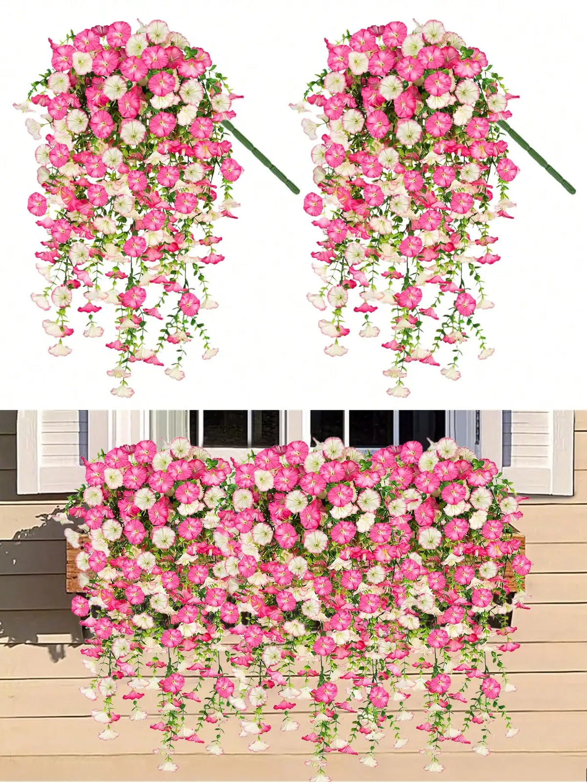 1/2/4pcs Artificial Eucalyptus Silk Flower Vine