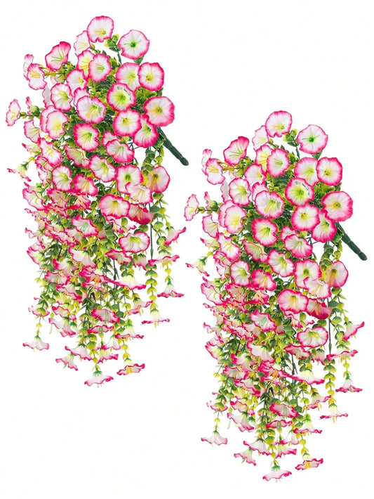 1/2/4pcs Artificial Eucalyptus Silk Flower Vine